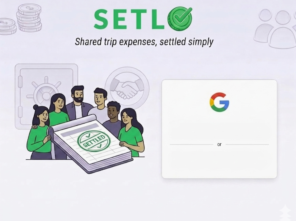 Setlo — Shared trip expenses, settled simply